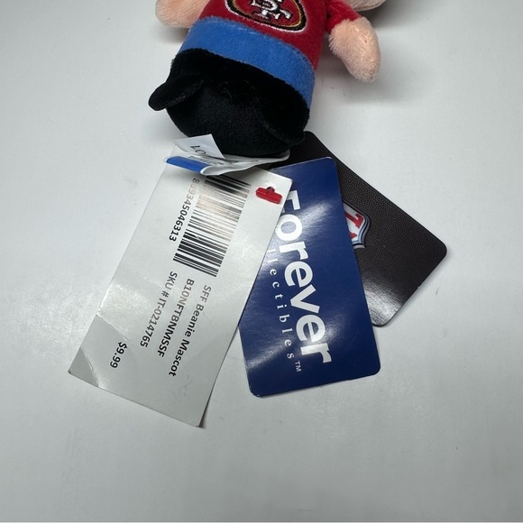 New San Francisco SF 49ers NFL Mini Beanie Mascot Man Team Plush NWT Cowboy Hat - Picture 3 of 10